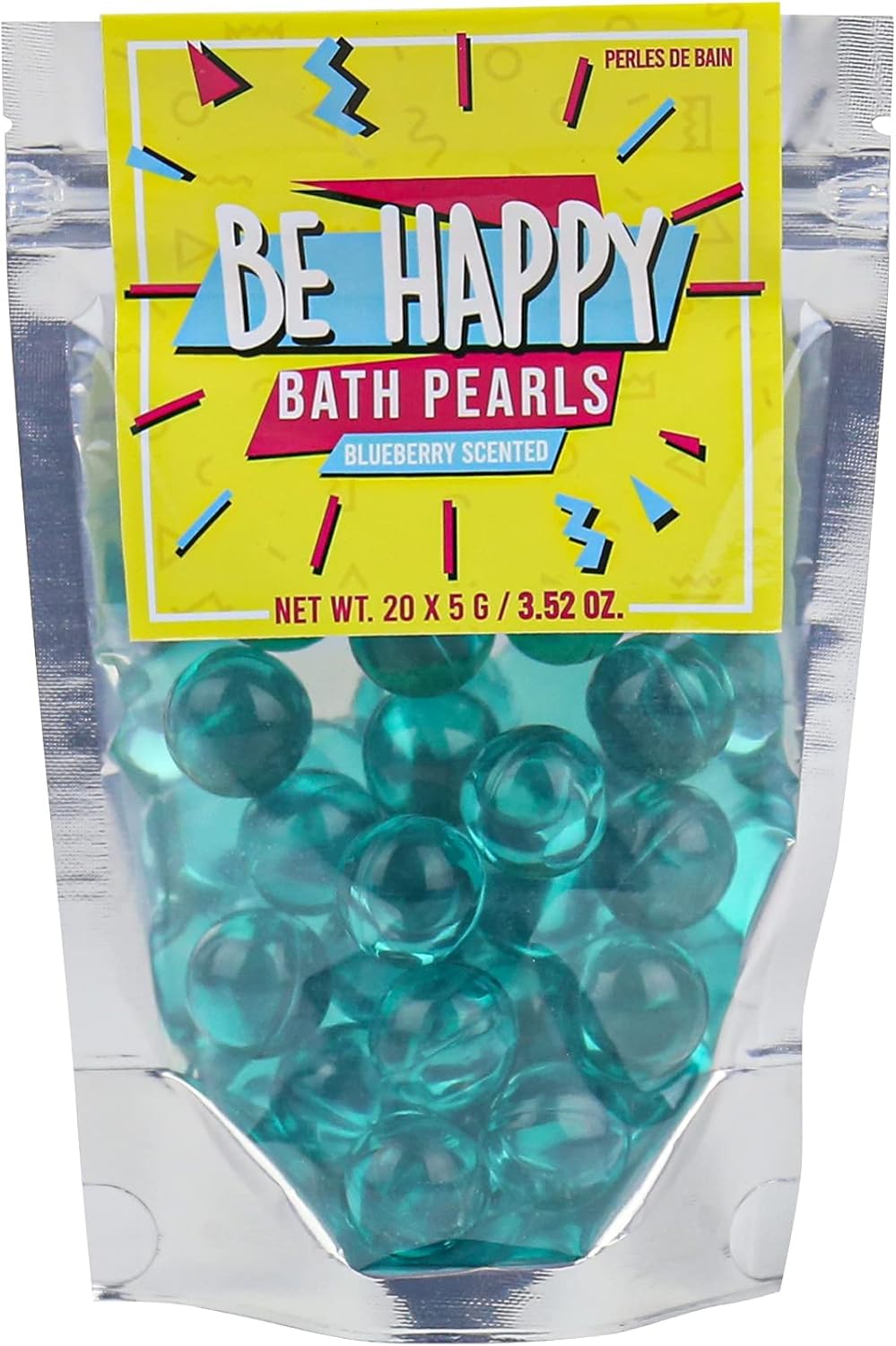 Gift Republic Bath Pearls Be Happy 20-Pack Blueberry Scent