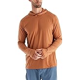 Free Fly Men's Elevate Hoodie - UPF 30+ Sun Protection Shirts, Odor Control, Moisture Wicking, Long Sleeve Sun Hoodie for Men