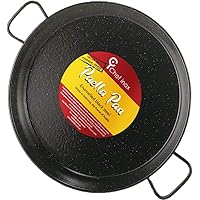 Garcima 16-Inch Enameled Steel Paella Pan, 40cm