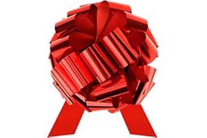 Valentines Day Decorations Red Large Pull Bows Big Gift Bow for Present Car Gift Wrapping Ribbon for Birthday Wedding Gift De