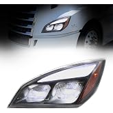 LED Headlight Assembly Fit for 2018-2024 Freightliner Cascadia Driver side | aostirmotor LED headlight headlamp assembly Fit for 2018-2024 Freightliner Cascadia left side
