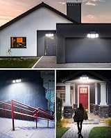 Lepro Solar Security Lights 1200LM 3 Head Motion Sensor IP65 Outdoor Floodlight view 7