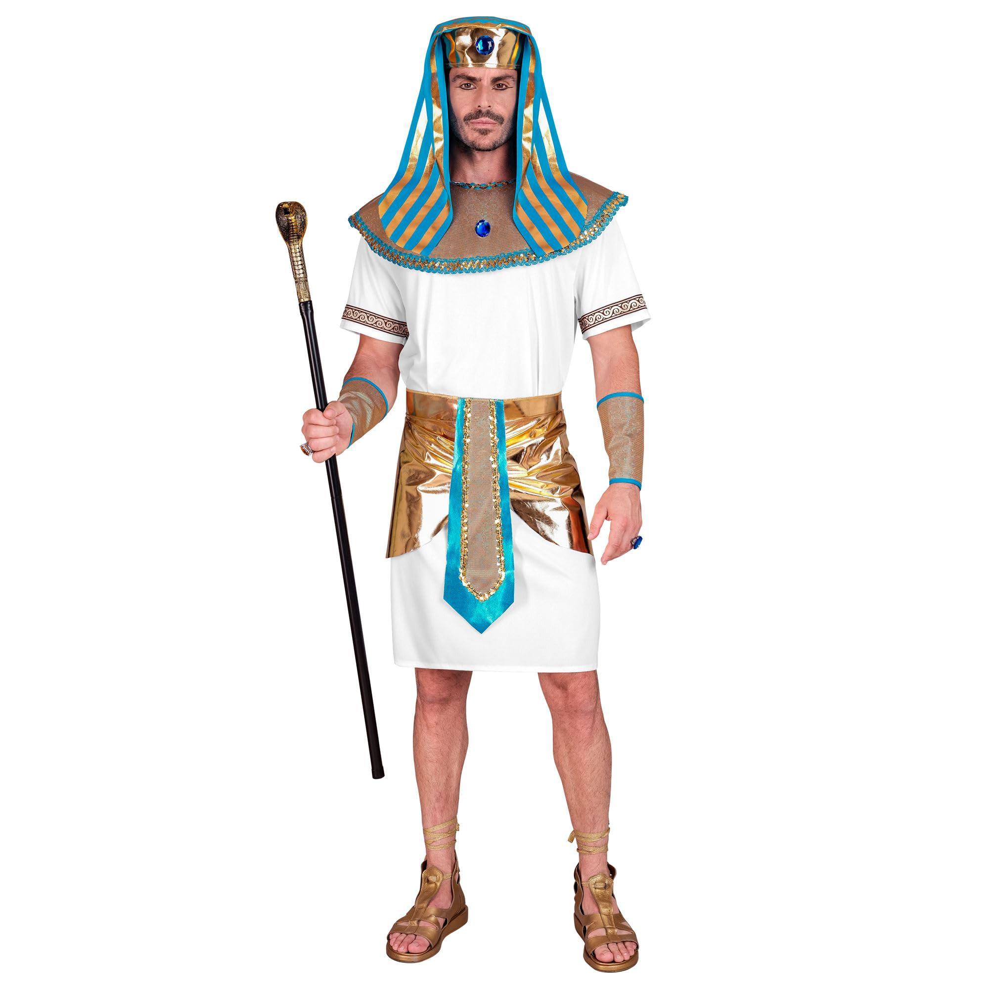 W WIDMANN MILANO Party Fashion - Pharaoh Costume for Men, Egyptians, Ancient Times, Carnival, Theme Parties โ image 1