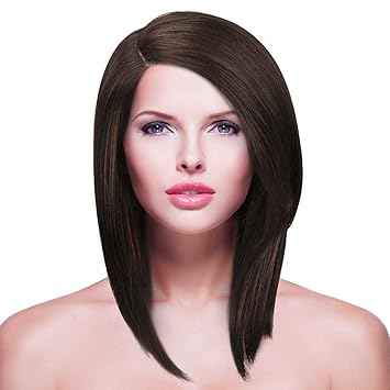 Amazon Com Shoulder Length Lace Front Wig For Women L Part