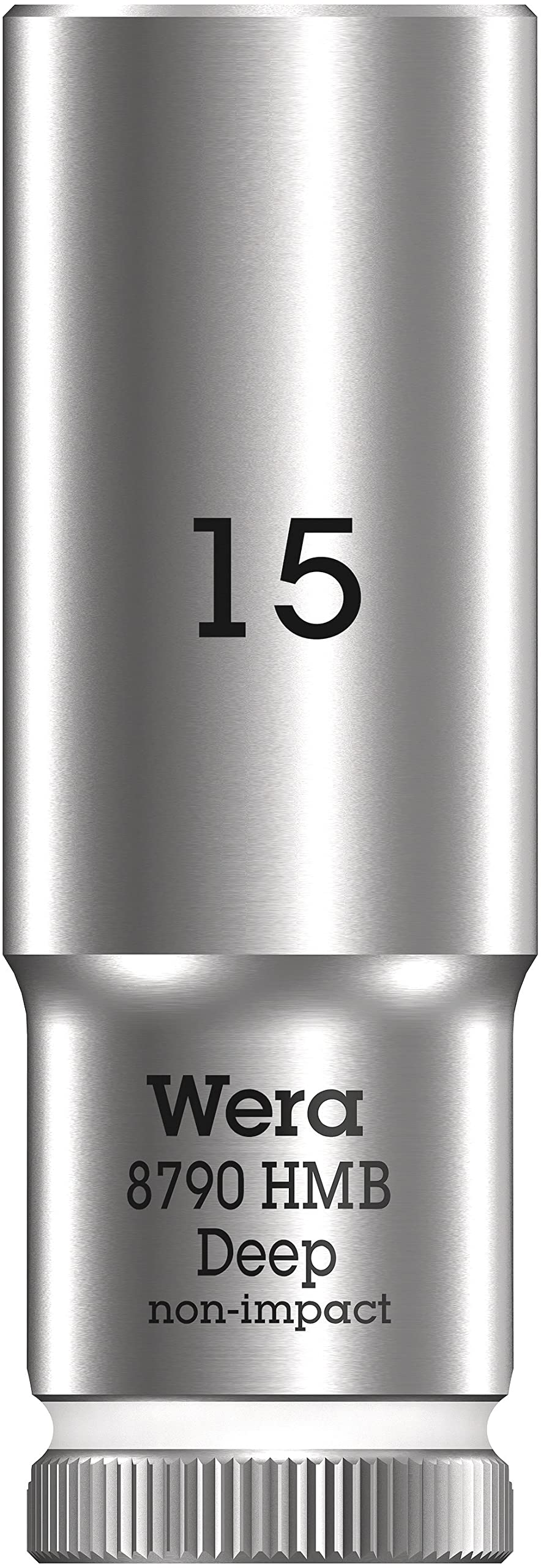 Wera 05004537001 8790 HMB Deep Socket, White, 15.0 mm