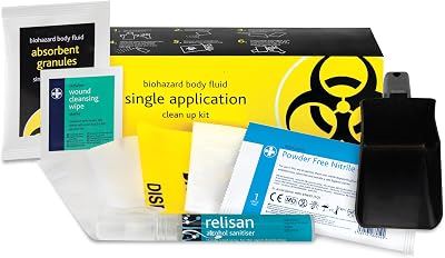 Reliance Medical Biohazard Body Spills Kit - Single Use Clean Up Pack