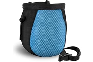 YERGOFE Climbing Chalk Bag - Adjustable Black Chalk Bag for Rock Climbing Equipment