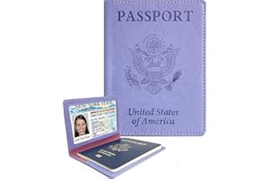 SIZOBI Passport Holder,Passport Wallet,Passport Cover,Passport Holder Women,Passport Case,Passport,Passport And Vaccine Card Holder Combo,Passport Book