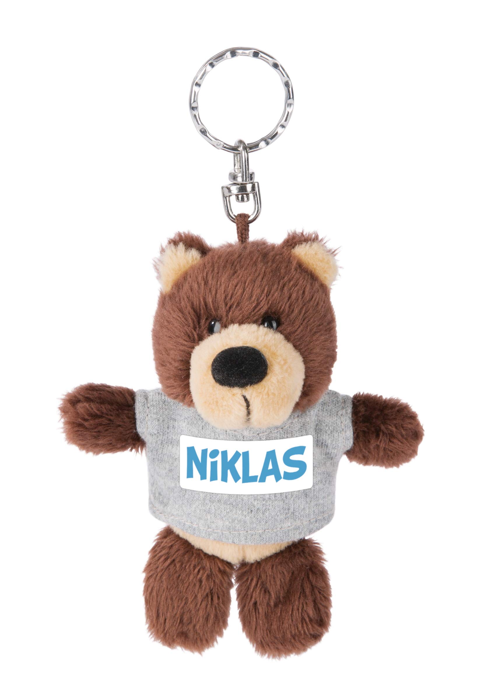NICI 44690 Keyring Bear with T-Shirt Niklas 10 cm