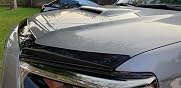 Auto Ventshade Aeroskin Hood Protector - Dark Smoke Flush Mount For 2017 Hyundai Elantra, No Drill Installation