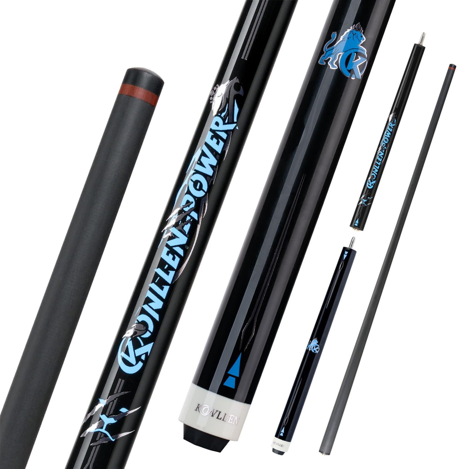 KONLLEN Carbon Fiber Break & Jump Cue – 58
