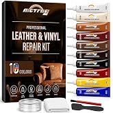 Leather &amp; Vinyl Repair Kit for Car Seat &amp; Interior, Furniture, Couch, Sofa | 10 Colors, No Skills Needed, for Scratch, Tear, Crack, Pet Damage, Hole on Faux Upholstery, Chair, Purse, Shoes, Jacket, RV