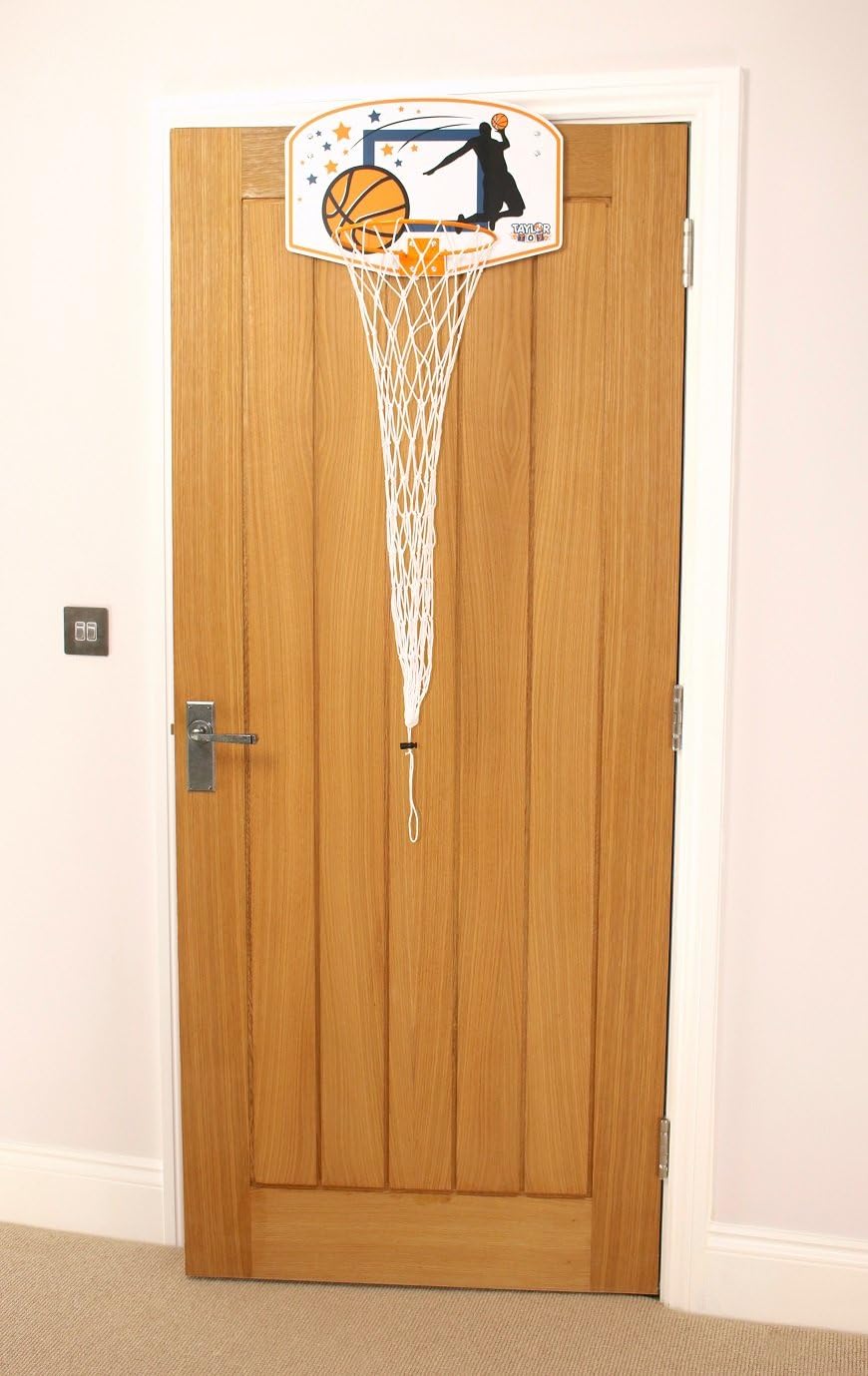 Taylor Toy Basketball Hoop Hamper - Laundry Basket for Kids - Hanging Hamper: Toys & Games