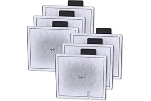 SAMANIJA 6-Pack Medium Filter Cartridges Replacement Compatible with Aqueon QuietFlow LED PRO Power Filter Size 10 & E Internal Power Filter Size 20 & Zilla Size 20