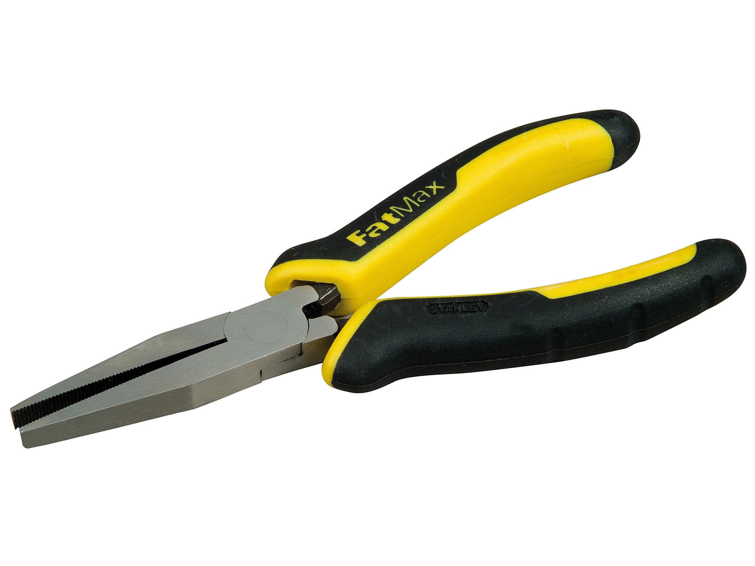 Stanley 0-84-495 6-inch FatMax 150mm Flat Nose Pliers,Black/Yellow