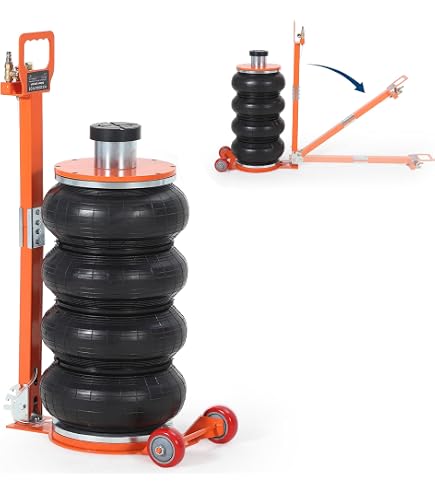 Amazon.com: Zendex Tool TBT2 RakJak Pneumatic Jack, Triple Bag, 10