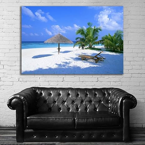 Amazon Co Jp ビーチ 特大 ポスター 150x100cm 海 ハワイ おしゃれ 写真 アート 雑貨 海外 リゾート カフェ グッズ フォト 大判 大 夕日 ヤシの木 壁紙 7 ホビー 通販