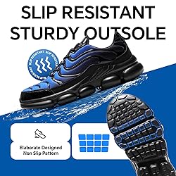 DRRHINO Steel Toe Shoes for Men Women Lightweight