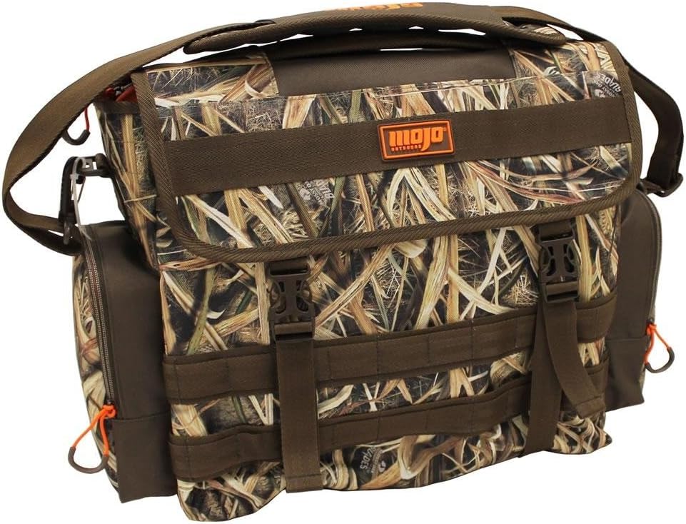 MOJO Outdoors Guide Bag Duck Hunting Blind Bag, Mossy Oak Blades Camo (New), Game Belts & Bags