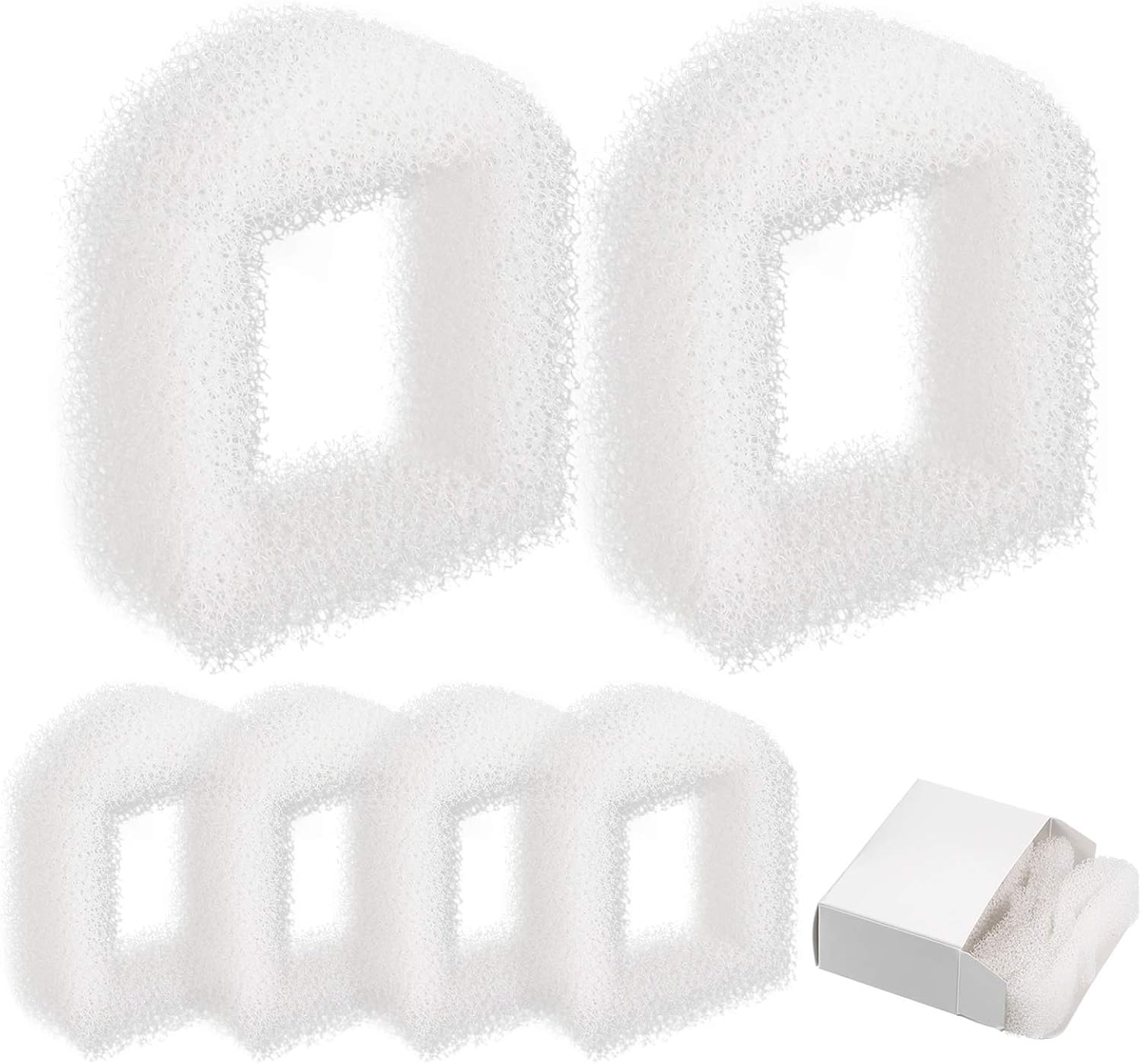 6 Pieces Foam Filters Sponge Cat Fountains Foam Pet Fountain