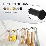 SAYAYO 4P Black SUS304 Stainless Steel Wall Mounted Coat Hooks Heavy Duty 33lbs view 6