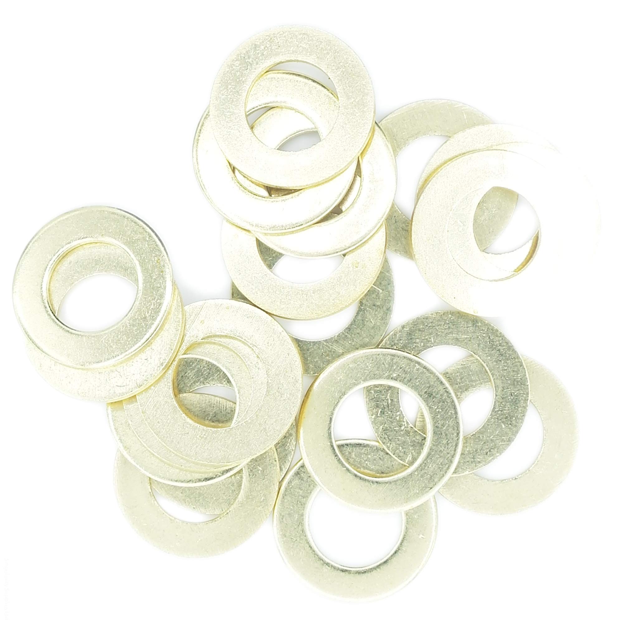 M10 (10mm) Flat Washer (Form A) - Brass (Pack of 10)
