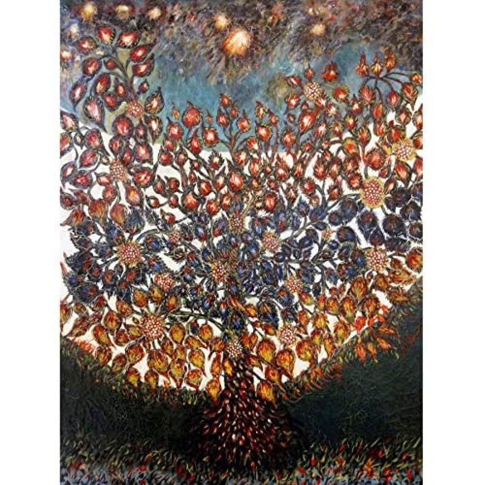 Louis Seraphine Senlis Tree Of Life Painting Art Print Canvas Premium Wall Decor Poster Mural