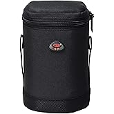 BPAULL Camera Lens Case DSLR Camera Lens Bag Fits for Canon Nikon Pentax Sony Olympus Panasonic and Other Camera Lens