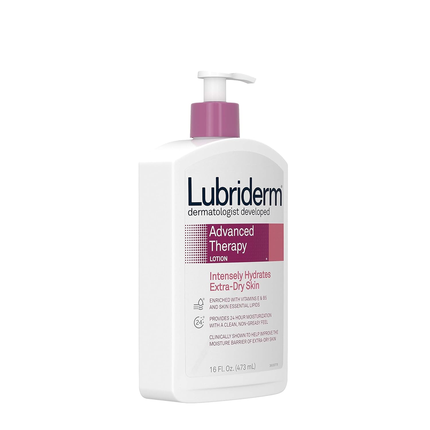 Lubriderm Advanced Therapy Moisturizing Lotion with Vitamins E and B5, Deep Hydration for Extra Dry Skin, Non-Greasy Formula, 16 fl. oz ( Pack of 2) : Body Lotions : Beauty