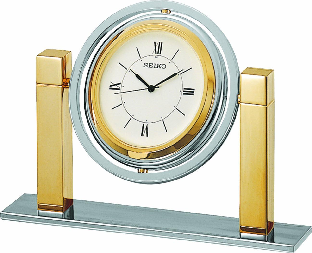 Seiko Desk and Table Clock with Rotating Armillary Sphere