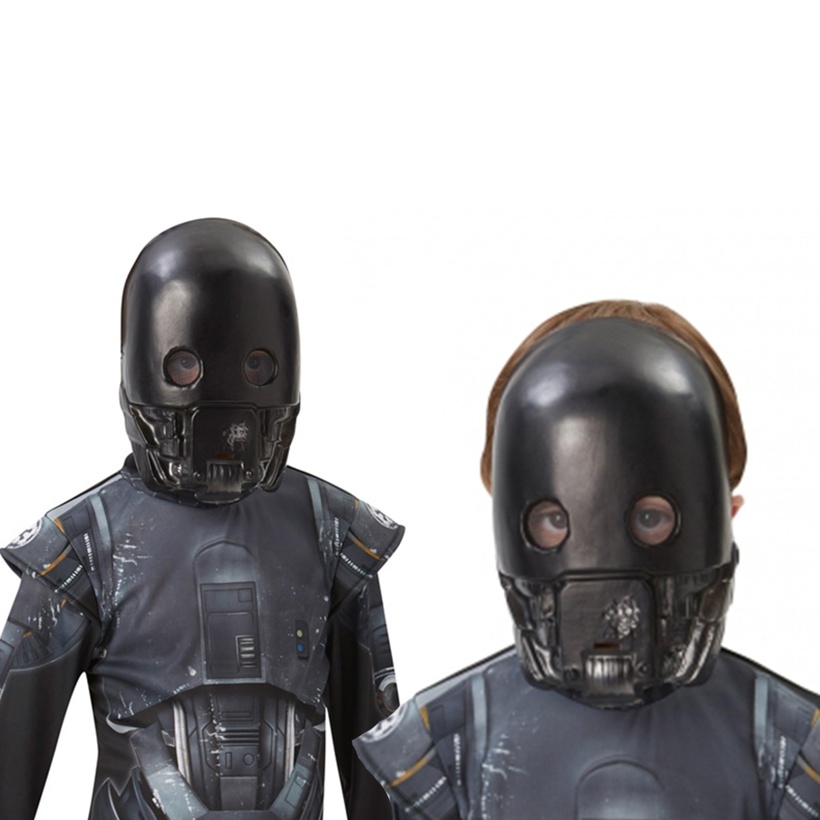 Rubies Official Disney Star Wars K-2SO 1/2 Mask, Childs Rogue One Mask, One Size Halloween