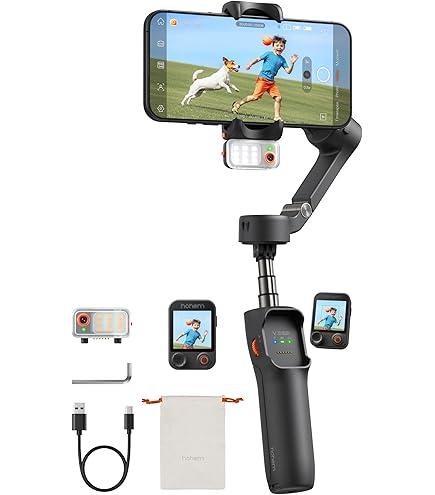 Amazon.com: hohem iSteady V3 Gimbal Stabilizer for iPhone, 3-Axis