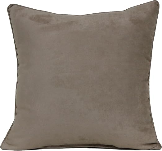 Amazon Com Brentwood Originals Faux Suede Pillow 18 X 18