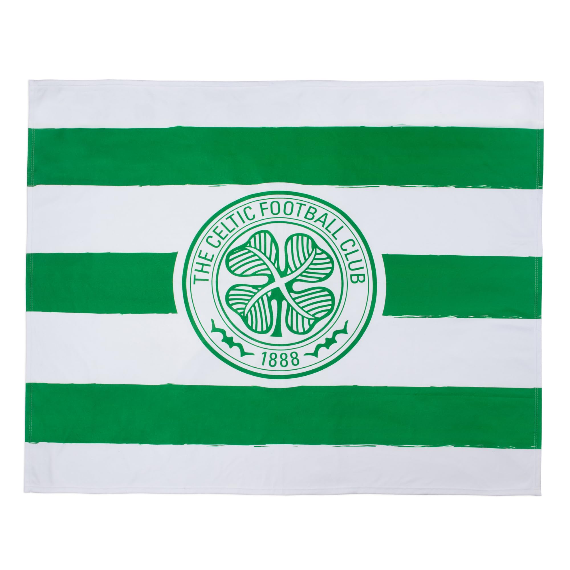 Celtic FC Fleece Blanket - 150 x 125 cm - Official Merchandise For the Scottish Premier SPL Club