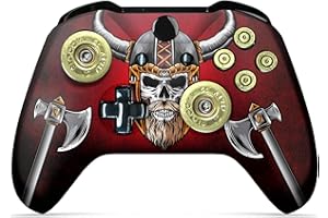 DreamController Vikiing Warrior Custom X-box Controller Wireless compatible with X-box One/X-box Series X/S Proudly Customized in USA with Permanent HYDRO-DIP Printing(NOT JUST A SKIN) (MODDED)