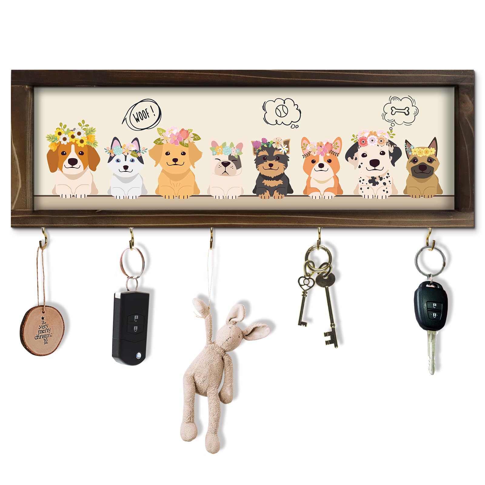 Dog Leash Hooks Decorative For Wall Yaqubar Wooden Dog Leash