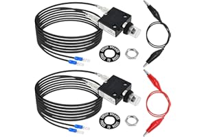 LYDODOKA 3 AMP 5 AMP Resettable Fuse HVAC Tools Circuit Tester for 24V AC/DC and 125/250V AC Circuit Breakers, Fuse Tester Ki