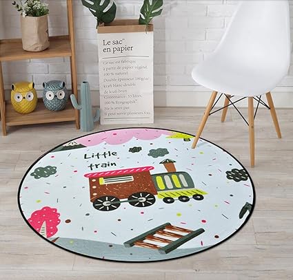 Supporto Antiscivolo Lavabile Tappeto Rotondo Per Zona Soggiorno Camera Da Letto Per Bambini Sala Giochi Soft Flannel Tappeto In Microfibra Tappeto Ho Kelly Harvest House Tappeto Rotondo Per Bambini Scendiletto Tappeti E