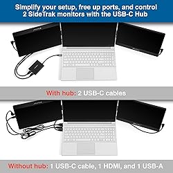 SideTrak USB-C Adapter, Laptop Compatible, Multi
