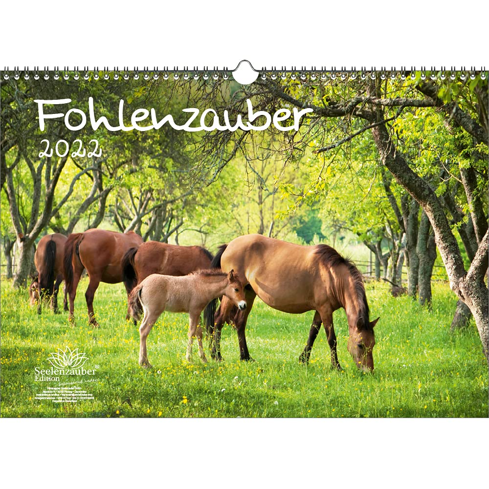 Foal Magic DIN A3 Calendar for 2022 Horses and Foals - Soul Magic