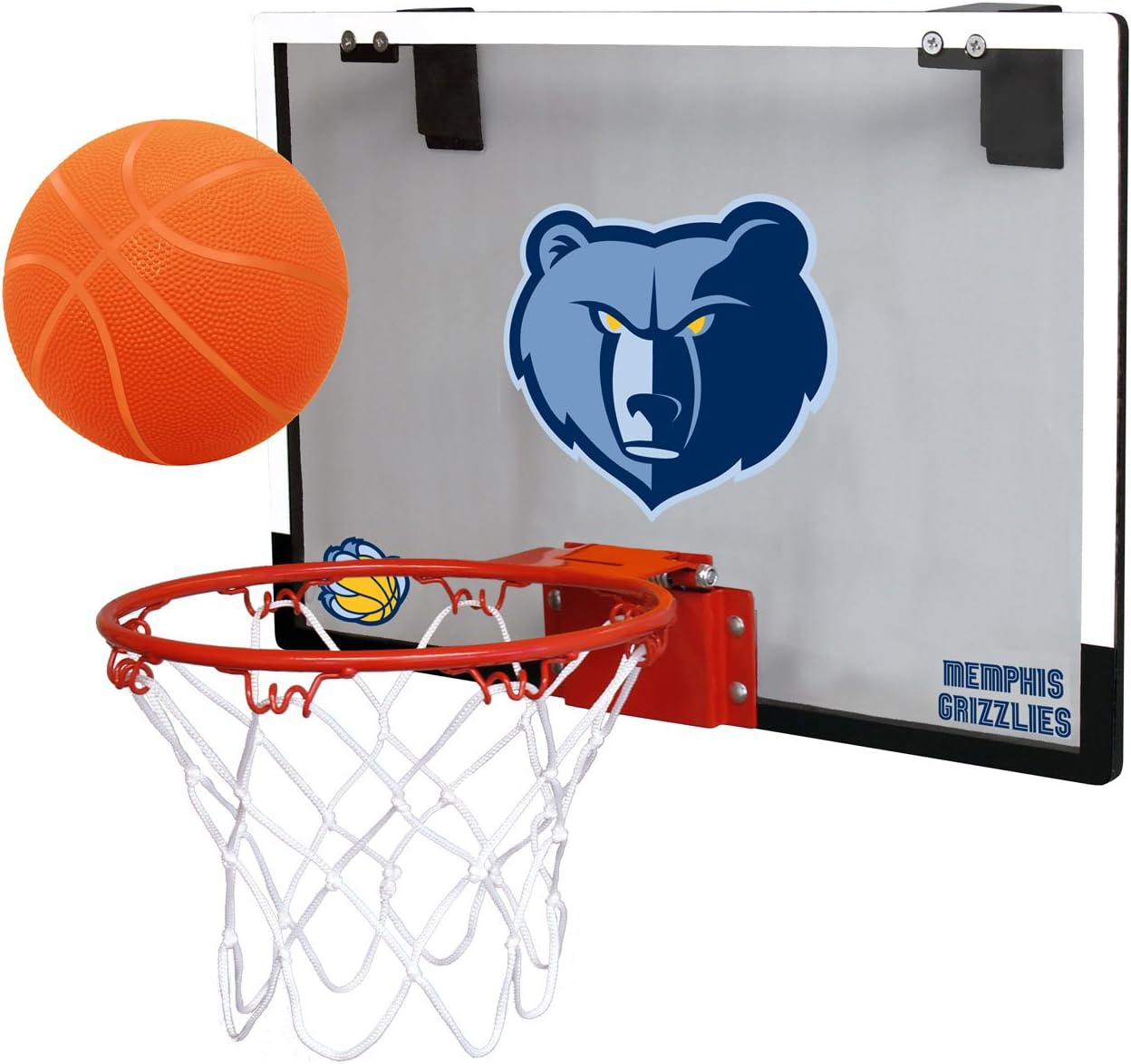 NBA Oklahoma City Thunder Game On Indoor Basketball Hoop & Ball Set: Sports & Outdoors