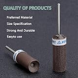JingxuanCB 10Pcs Oxide Sanding Drums Polished Smooth Drill Mandrel Spindle for view 4