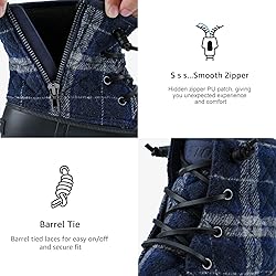 STQ Womens Duck Boots Cold Weather Quilted Snow