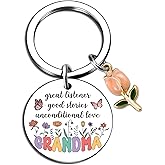 igvean Grandmother Gifts Cute Keychain Grandma Birthday Gift Christmas Stocking Stuffers Mothers Day Gifts for Grandma Nana Gigi Love Small Cute Stuff Things