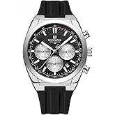 NAVIFORCE Watches for Men Multifunctional Chronograph Analog Quartz Waterproof Wirstwatch Silicone Strap Man Gifts