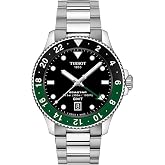 Tissot Seastar 1000, Swiss Quartz GMT, 40mm, Black Dial, Men&rsquo;s Watch