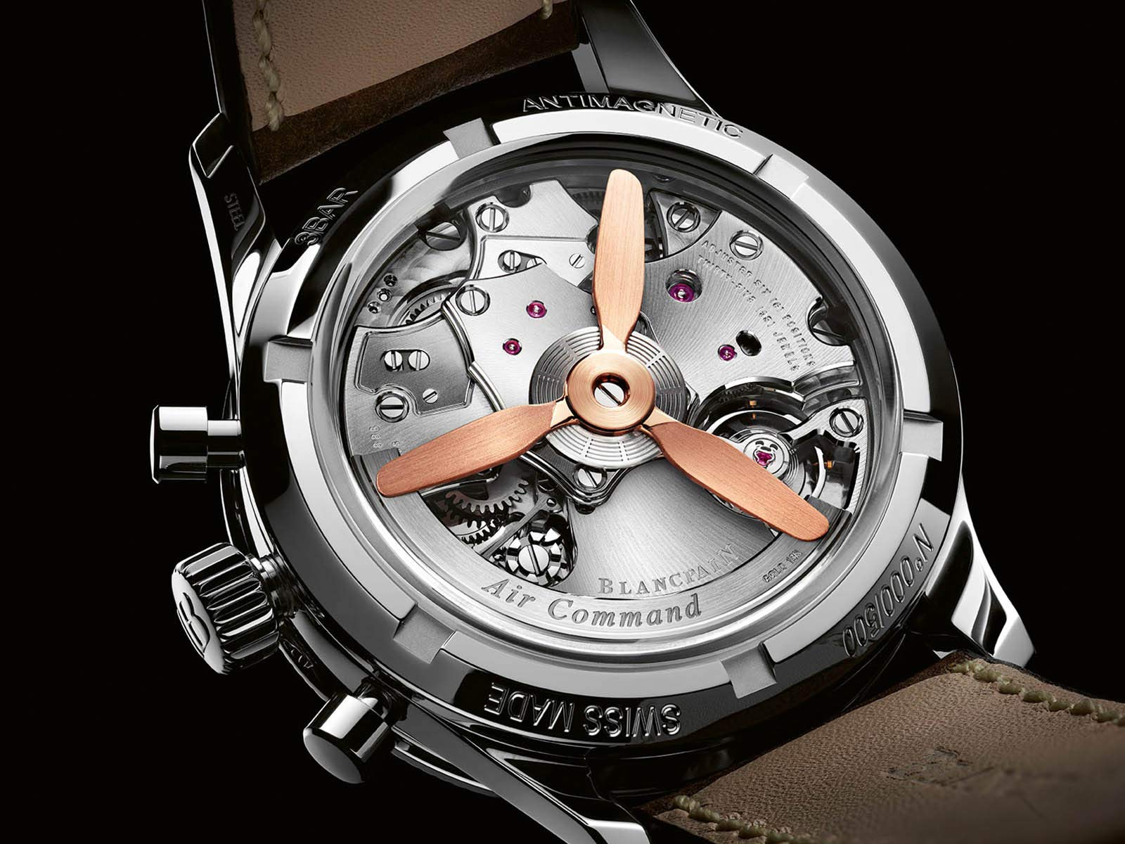 Blancpain Air Command Re-Issue Limited Edition Flyback Chronograph Watch AC01 1130 63A