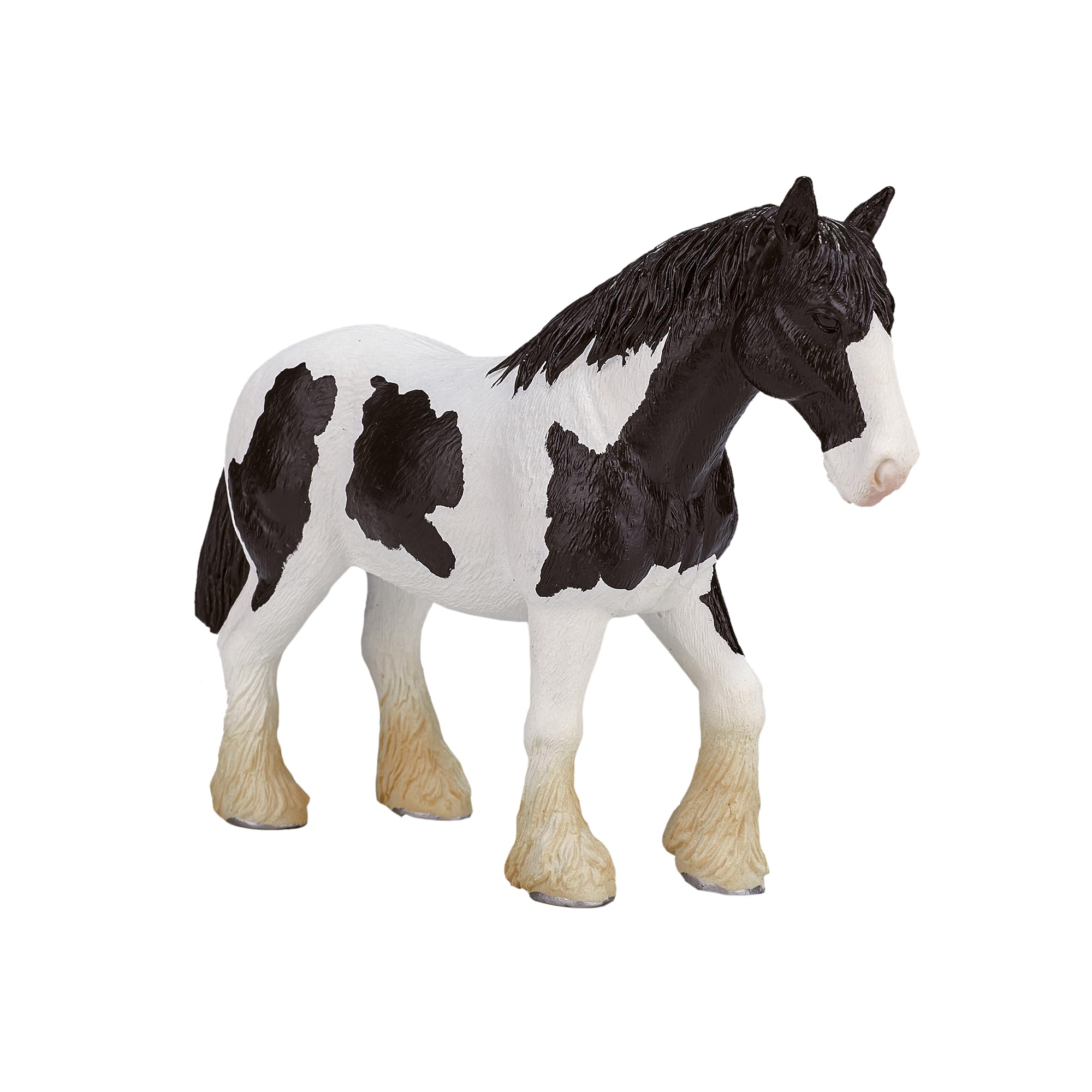 MOJO – Clydesdale Horse Black and White | Hand-Painted Toy Figure | Horse and Farmland Collection | True to Life & Highly Detailed | Designed in UK — image 1