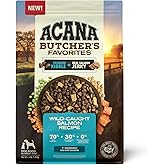 ACANA Butcher’s Favorites Grain-Free Dry Dog Food Wild-Caught Salmon Recipe 4lb Bag