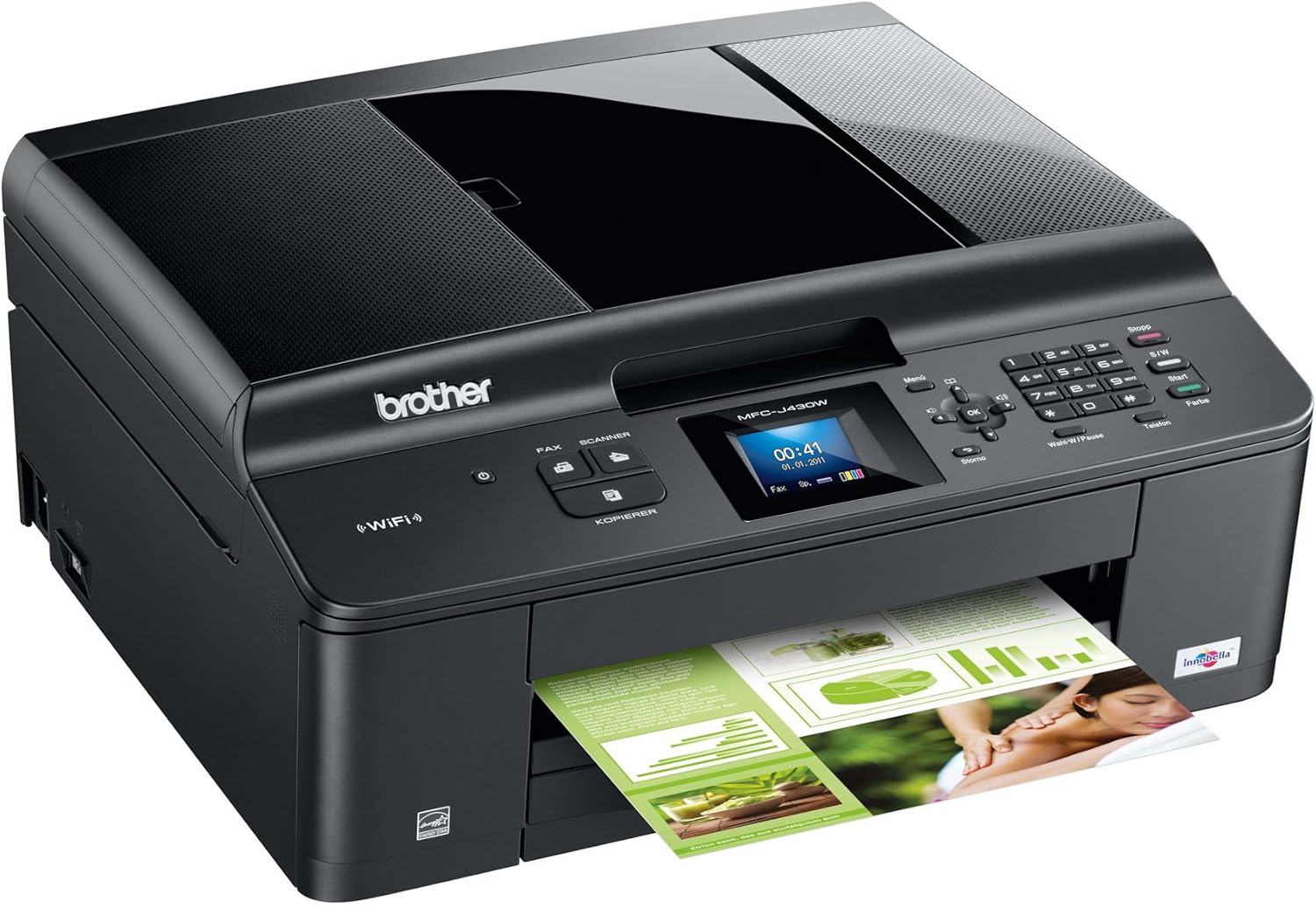 Brother MfcJ435W Drivers Color Inkjet Multi Function Center Mfc J435